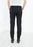 Side Zip Slim Pant in Black